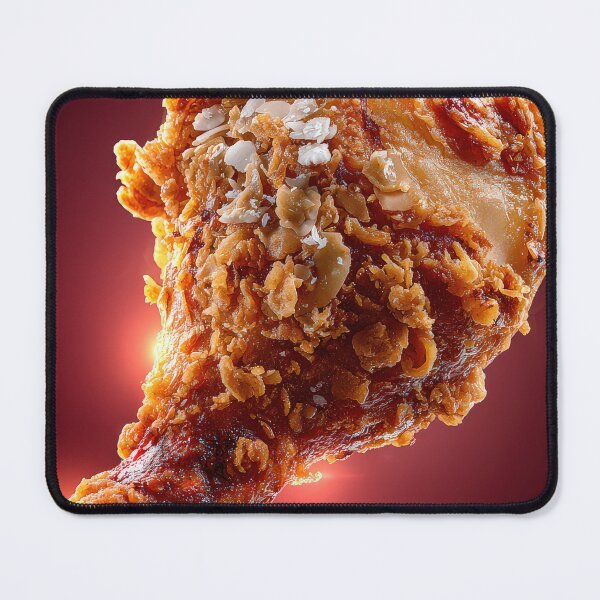 Item preview, Golden Crispy Fried Chicken Drumstick | Crunchy Food Art | Crispy Comfort Food Illustration designed and sold by Grafititee.