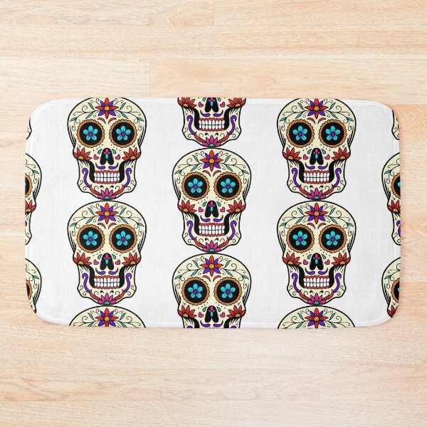 Item preview, Classic Floral Sugar Skull | Traditional Mexican Calavera Day of the Dead Design designed and sold by Ecocrushstudio.