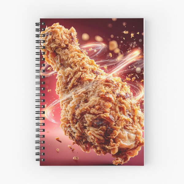 Item preview, Golden Crispy Fried Chicken Drumstick | Crunchy Food Art | Crispy Comfort Food Illustration designed and sold by Grafititee.