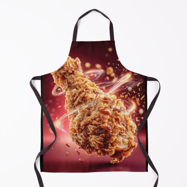 Item preview, Golden Crispy Fried Chicken Drumstick | Crunchy Food Art | Crispy Comfort Food Illustration designed and sold by Grafititee.