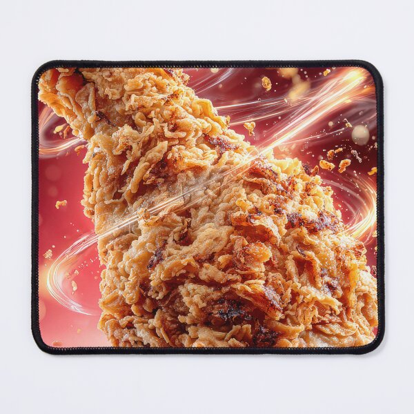 Item preview, Golden Crispy Fried Chicken Drumstick | Crunchy Food Art | Crispy Comfort Food Illustration designed and sold by Grafititee.