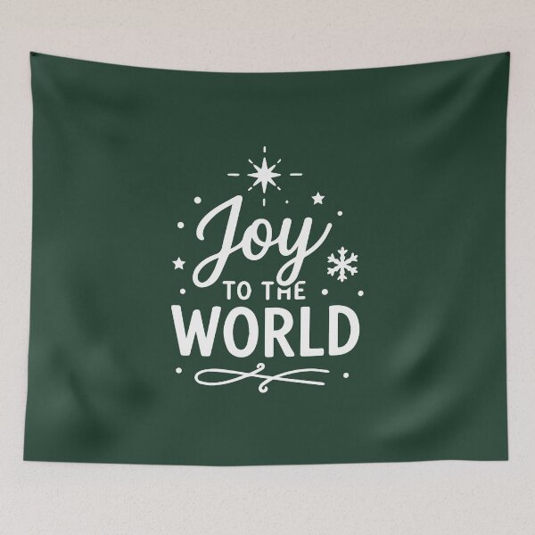 Item preview, Joy to the World – Festive Holiday Art designed and sold by Tklezardesigns.