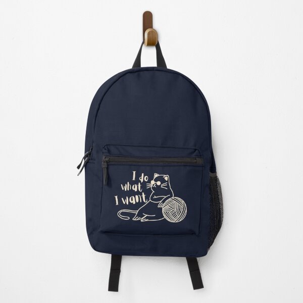 Item preview, I Do What I Want – Grumpy Animal Lazy Cat Minimalist Funny Cat Lover Gift  designed and sold by Artycom.