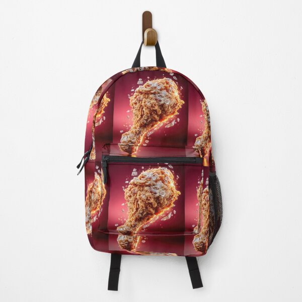 Item preview, Golden Crispy Fried Chicken Drumstick | Crunchy Food Art | Crispy Comfort Food Illustration designed and sold by Grafititee.