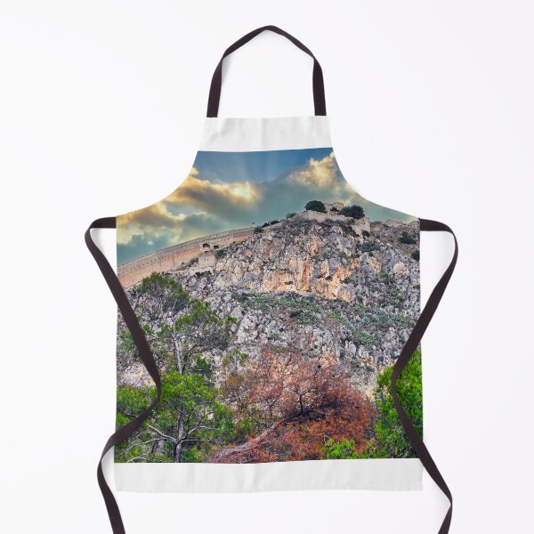 Item preview, Dramatic sunset over Palamidi castle on the hill, Nafplio, Greece designed and sold by goceris.