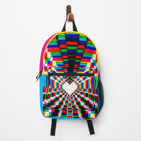 Item preview, Pixel Heart Kaleidoscope - CMYK designed and sold by animinimal.