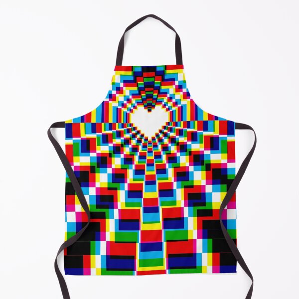 Item preview, Pixel Heart Kaleidoscope - CMYK designed and sold by animinimal.