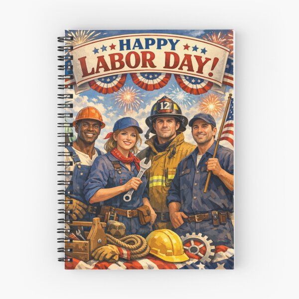 Item preview, Happy Labor Day Patriotic American Workers designed and sold by Nela-&-Lena.