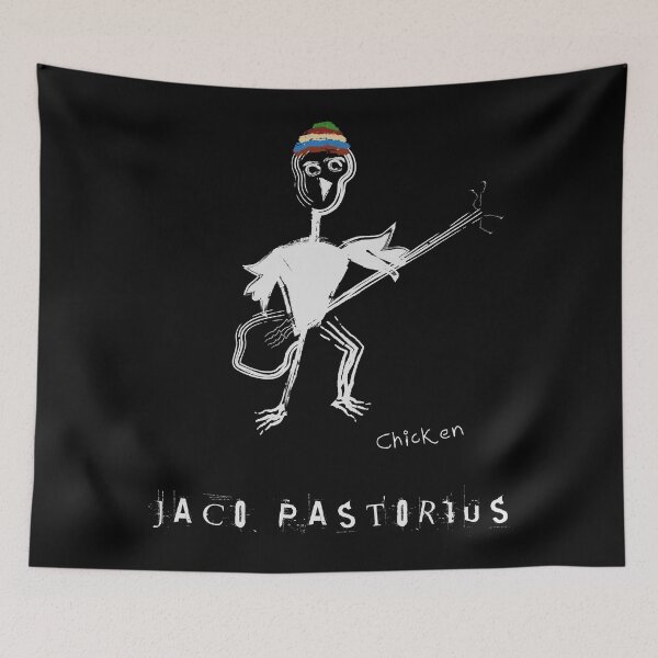 Item preview, Jaco Pastorius Chicken T-Shirt | Fretless Bass Tribute | Jazz Fusion Graphic Tee  designed and sold by THE MODA STEREO.