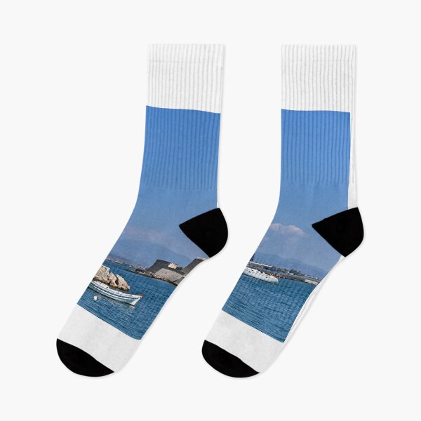 Item preview, Bourtzi water fortress, Nafplio, Peloponnese, Greece, seascape designed and sold by goceris.