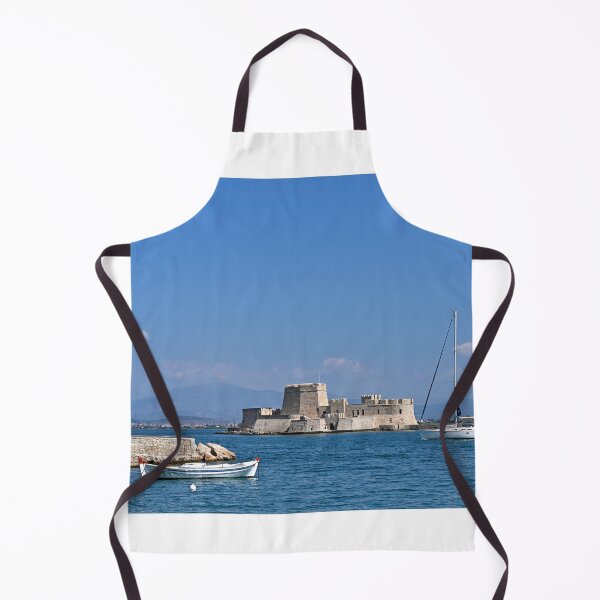 Item preview, Bourtzi water fortress, Nafplio, Peloponnese, Greece, seascape designed and sold by goceris.