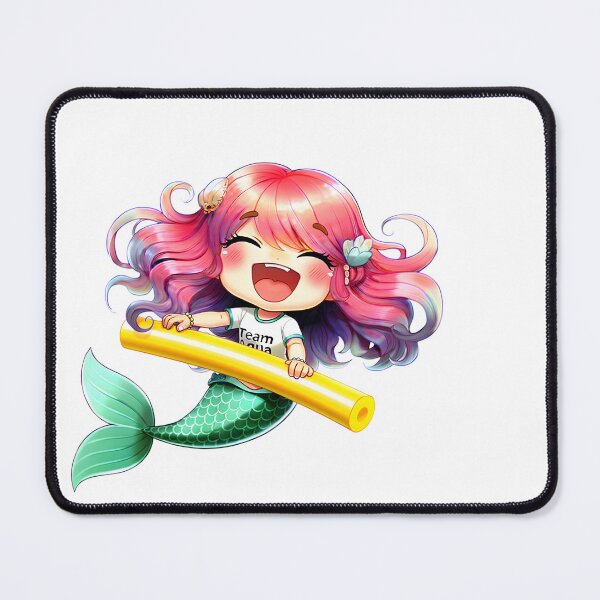 Item preview, Mermaid Team Aqua – Water Workout Graphic designed and sold by Halbeskilo.