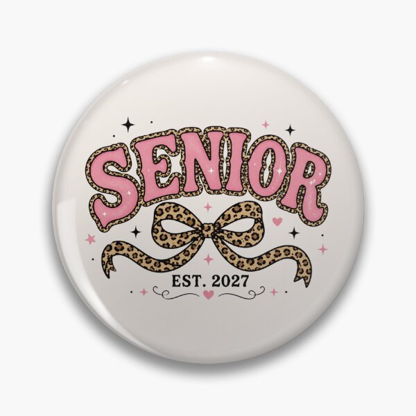 Item preview, Senior 2027, Leopard Bow, Varsity, Senior Est 2027, Class of 2027, Graduation Gift, Cute Senior designed and sold by Quiajia.