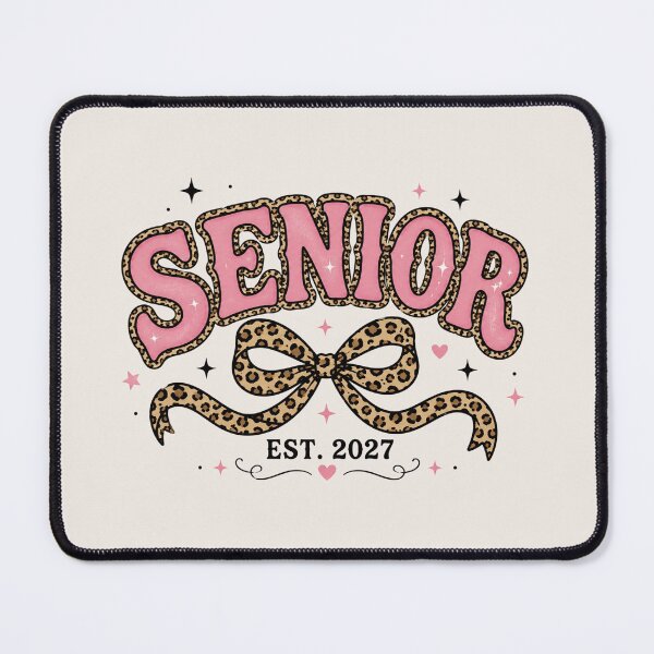 Item preview, Senior 2027, Leopard Bow, Varsity, Senior Est 2027, Class of 2027, Graduation Gift, Cute Senior designed and sold by Quiajia.