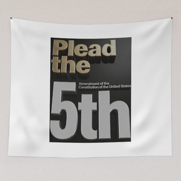 Item preview, Plead The Fifth Print designed and sold by Lichentroupe63.
