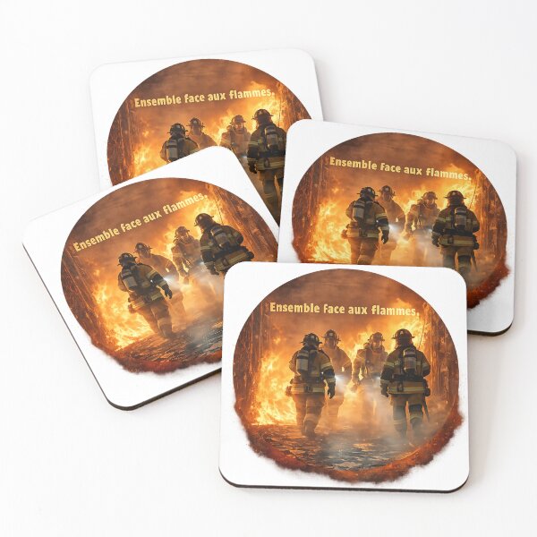 Item preview, Together against the flames_firefighters designed and sold by TitiaDesign.