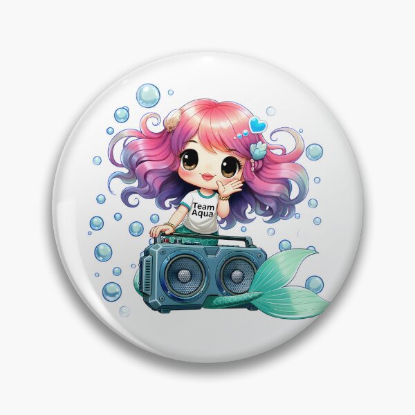 Item preview,  Mermaid Team Aqua – Water Workout Graphic designed and sold by Halbeskilo.