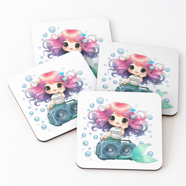 Item preview,  Mermaid Team Aqua – Water Workout Graphic designed and sold by Halbeskilo.