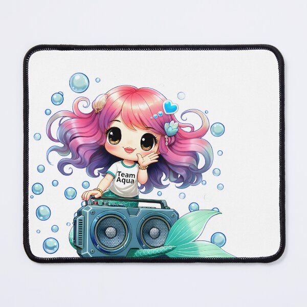 Item preview, Mermaid Team Aqua – Water Workout Graphic designed and sold by Halbeskilo.