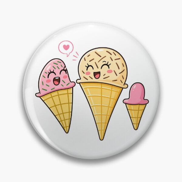 Item preview, Chatting ice cream  designed and sold by Kitty-and-Cat.