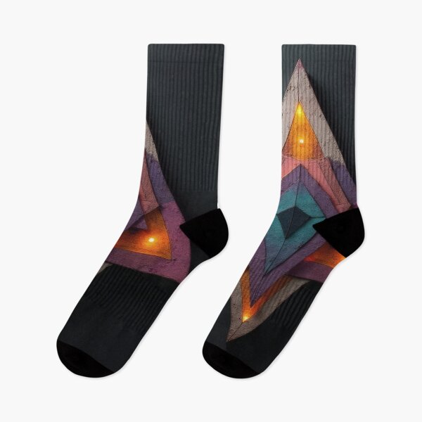 Item preview, Geometric pyramid with layered colors and designed and sold by Mianku | Für das Leben.