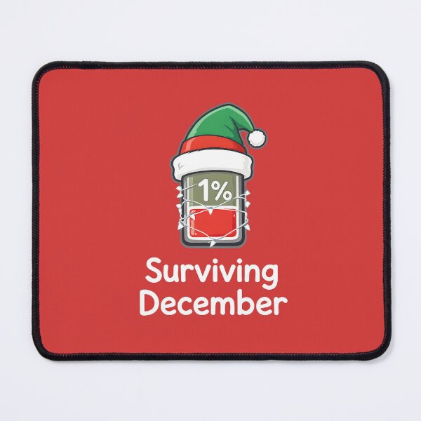 Item preview, Surviving December Christmas Holiday Chaos Funny Shirt designed and sold by Raw Tigers.