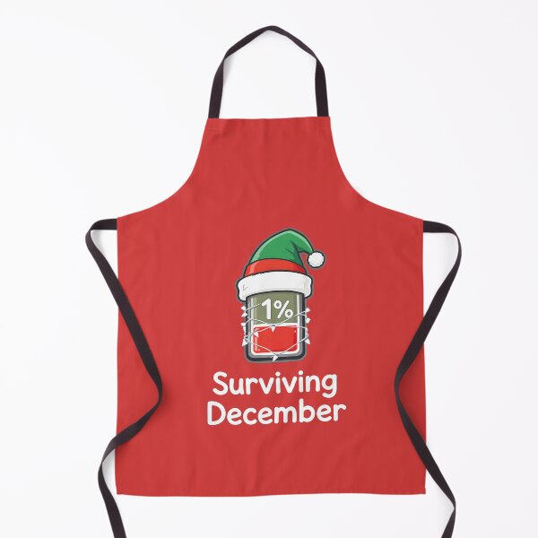 Item preview, Surviving December Christmas Holiday Chaos Funny Shirt designed and sold by Raw Tigers.