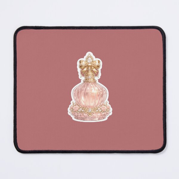 Item preview, Pink Vintage Perfume Bottle Sticker designed and sold by PawsAndpetalstudio.