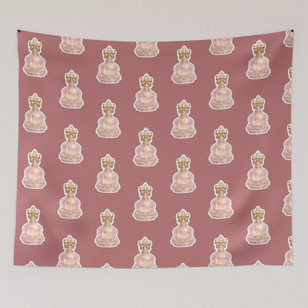 Item preview, Pink Vintage Perfume Bottle Sticker designed and sold by PawsAndpetalstudio.
