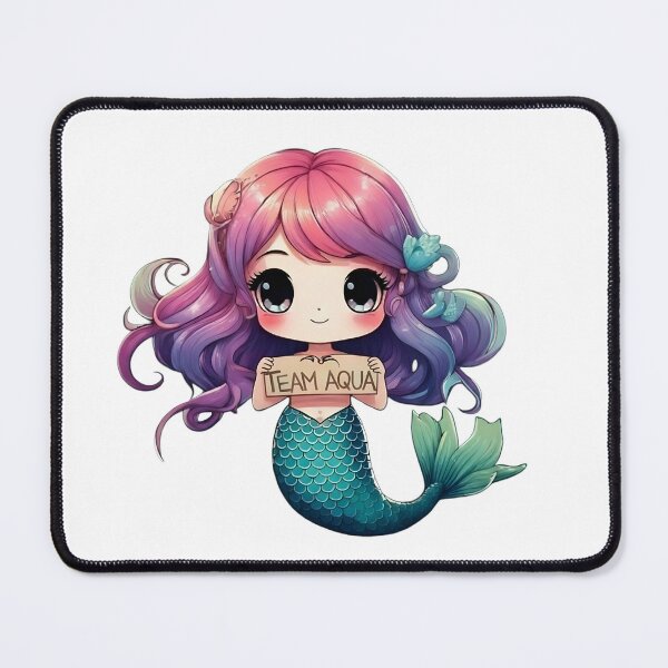 Item preview, Mermaid Team Aqua – Water Workout Graphic designed and sold by Halbeskilo.