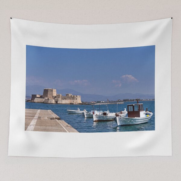 Item preview, Bourtzi water fortress, Nafplio old town, Peloponnese, Greece designed and sold by goceris.