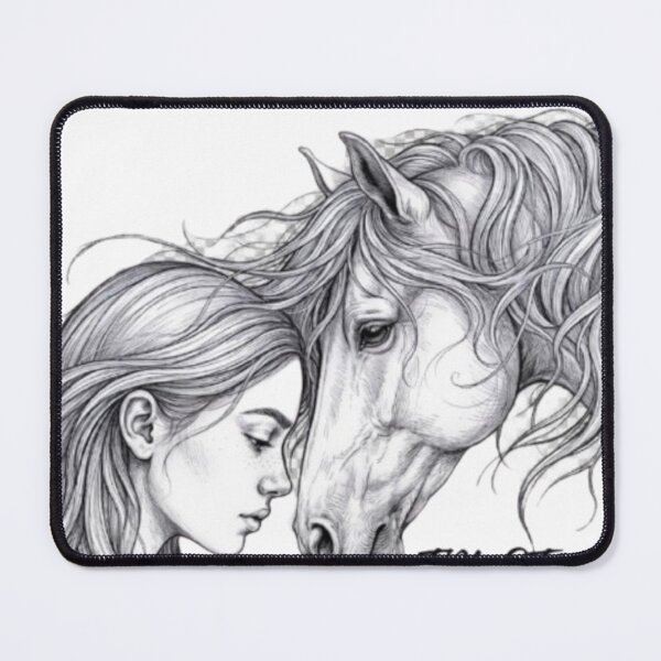 Item preview, Unity: Girl's Portrait and Horse Connection designed and sold by Nakrisa.