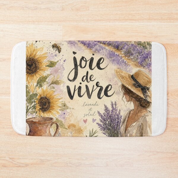 Item preview, Provence France Watercolor Art - Joie de Vivre Hand Painted Collage designed and sold by VisualArtsOasis.