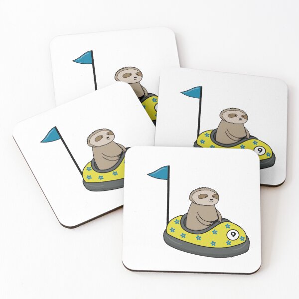Item preview, Sloth Bumper Car Funny Amusement Park Fairground Graphic designed and sold by SChouseclothing.