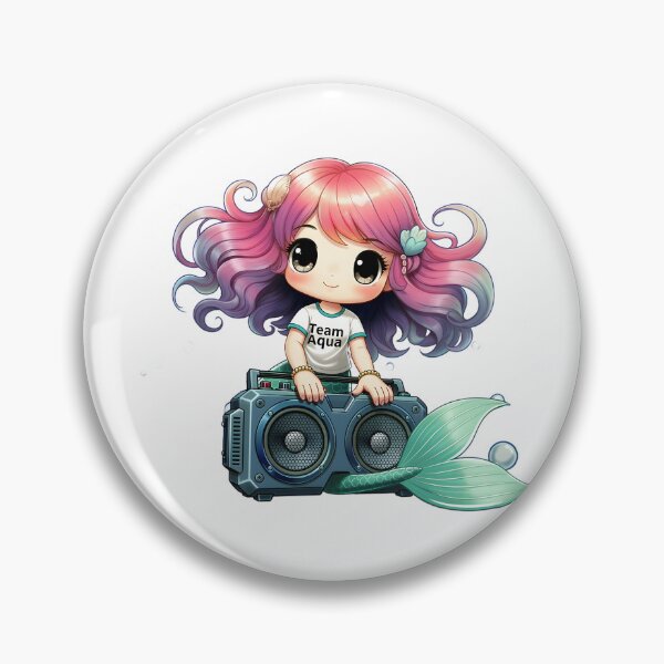 Item preview, Mermaid Team Aqua – Water Workout Graphic designed and sold by Halbeskilo.