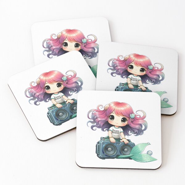 Item preview, Mermaid Team Aqua – Water Workout Graphic designed and sold by Halbeskilo.