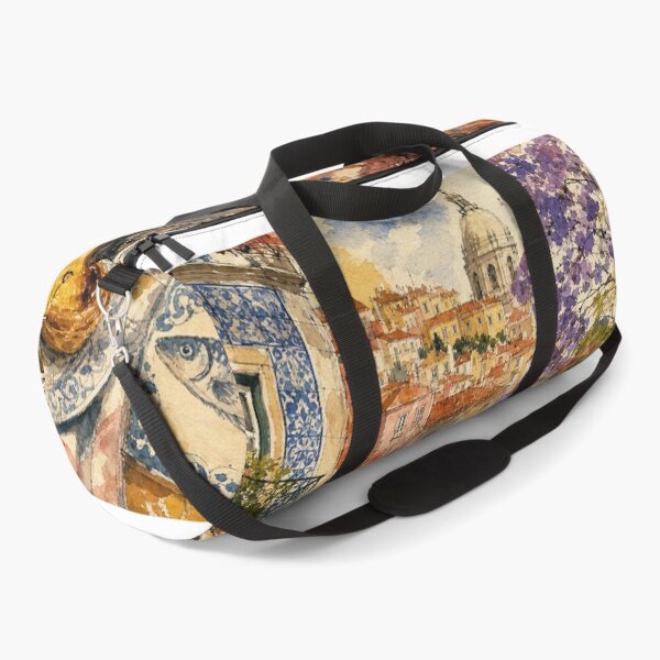Item preview, Saudade - Lisbon Portugal Painted Watercolor Illustration designed and sold by VisualArtsOasis.