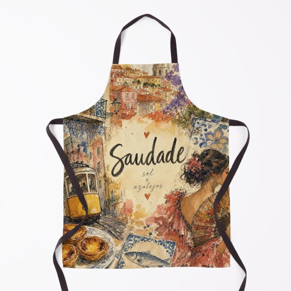 Item preview, Saudade - Lisbon Portugal Painted Watercolor Illustration designed and sold by VisualArtsOasis.