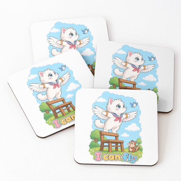 Item preview, Flying cat designed and sold by Kitty-and-Cat.