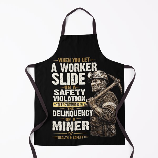 Item preview, When You Let A Worker Slide On A Safety Violation Vintage Underground Miner designed and sold by Twindluzz.