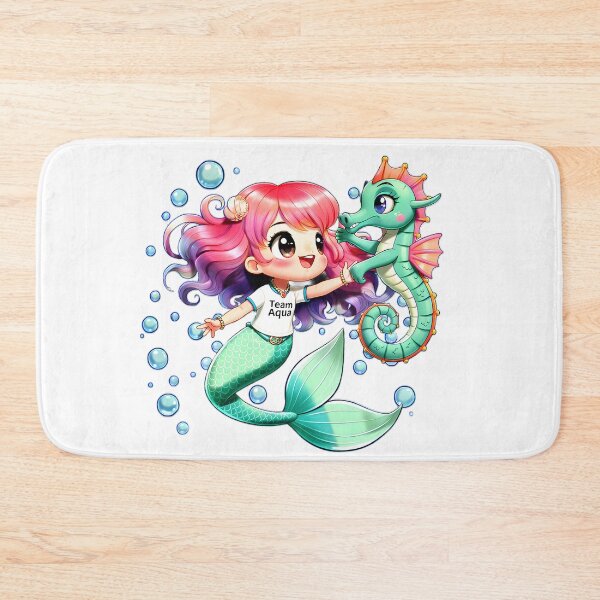Item preview, Mermaid Team Aqua – Water Workout Graphic designed and sold by Halbeskilo.