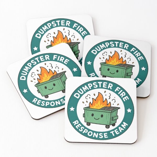 Item preview, Dumpster Fire Response Team Sarcastic Humor Meme Chaos designed and sold by HumansStuck12.