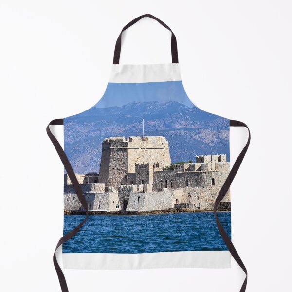 Item preview, Bourtzi water fortress in Nafplio, Peloponnese, Greece, seascape,summertime designed and sold by goceris.