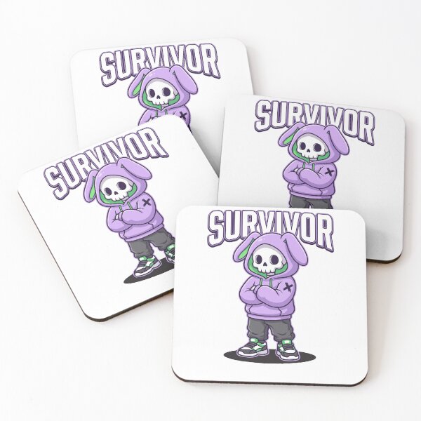 Item preview, Survivor Skull Bunny designed and sold by WearTheVibe Store.