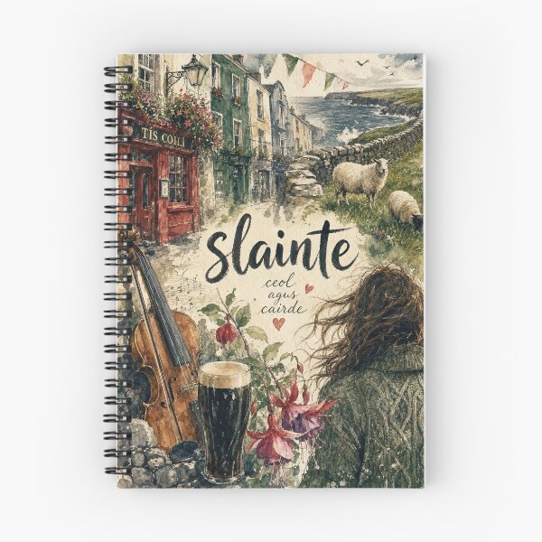 Item preview, Watercolor Galway Ireland - Slainte Travel Art Collage designed and sold by VisualArtsOasis.