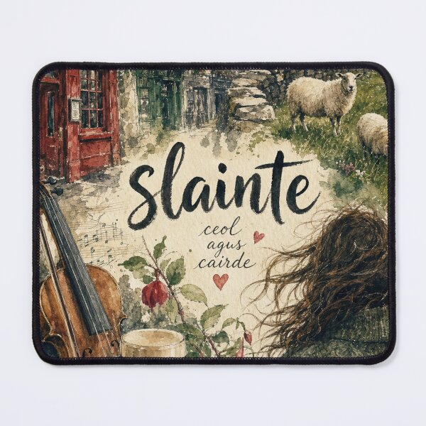 Item preview, Watercolor Galway Ireland - Slainte Travel Art Collage designed and sold by VisualArtsOasis.