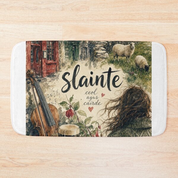 Item preview, Watercolor Galway Ireland - Slainte Travel Art Collage designed and sold by VisualArtsOasis.