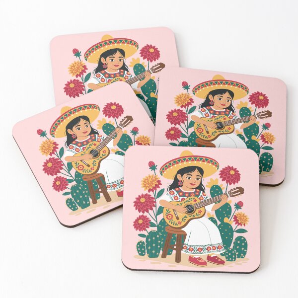 Item preview, Mexico guitar Mexican Hispanic Siesta Pride Viva Mexico Women designed and sold by Colorfulman.