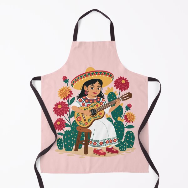 Item preview, Mexico guitar Mexican Hispanic Siesta Pride Viva Mexico Women designed and sold by Colorfulman.