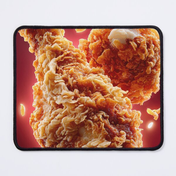 Item preview, Golden Crispy Fried Chicken Drumstick | Crunchy Food Art | Crispy Comfort Food Illustration designed and sold by Grafititee.